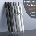 thumbnail image 2 of Juego de 6 bolígrafos de gel ACEES de tinta negra de punta fina de 0,5 mm, 2 of 7
