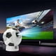 thumbnail image 4 of Proyector portátil Pisexur Electronics para hombres con forma de balón de fútbol, rendimiento estable y resolución 4K de alta definición. Electrónica infantil, organizador de electrónica., 4 of 9