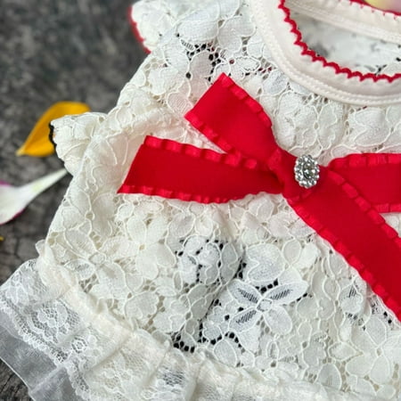 

Ruanlalo Beautiful Pet Skirt High Elasticity for Wedding Dress-up