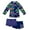 Navy, variant on Girls Purple Underwater Sea Rashguard Set,Big Girls,Size 12,3-PCS,UPF 50+