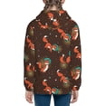 thumbnail image 4 of Hoodies for Teen Girls Boys - Space Fox Warm Boys' Fashion Zip Up Hoodies & Sweatshirts, Boys Girls Kids Clothes Size 10-12 Youth Pullover with Kangaroo Pocket, 4 of 5