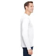 thumbnail image 4 of Bayside Unisex Union-Made Long-Sleeve Pocket Crew T-Shirt - BA3055, 4 of 4