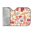 thumbnail image 2 of Bingfone Firefighter Icons Car Windshield Sunshade,Sun Foldable Sun Shield Sun Visor for Car - Small, 2 of 9