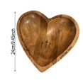 thumbnail image 2 of Mother'S Day Heart Shaped Tray Love Heart Wooden Charcuterie Board Wood Serving Platters Prayer Bowl for Dinner Dessert Candy Bread Display Holidays Party Decoration, 2 of 6
