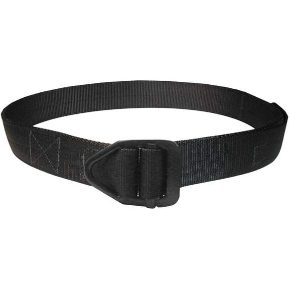 Bison Designs Last Chance Heavy Duty Black Buckle Belt - Medium - Black