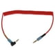 thumbnail image 2 of Cable de audio estéreo en espiral de 3,5 mm, divisor de 42 cm a 1,8 m para auriculares y radio de coche. rojo, 2 of 8
