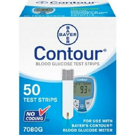 Contour Blood Glucose Test Strips Box of 50