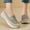 Beige, variant on YOUYEDIAN Orthopedic Shoes for Women 2026 Dressy Non Slip Slip on Mesh Sneakers Spring Walking Comfortable Closed Toe Arch Support Shoes (Black)