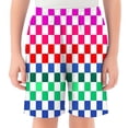 thumbnail image 3 of Lullu Boys Summer Shorts Kids Checkered Beach Shorts Casual Everyday Bottoms, Sizes 2-14, 3 of 3