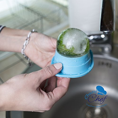 Sphere Ice Maker Ball Molds Set Of 4 Mold Round Cubes For Qty