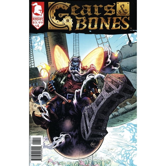 Gears And Bones #4 VF ; Guardian Knight Comic Book