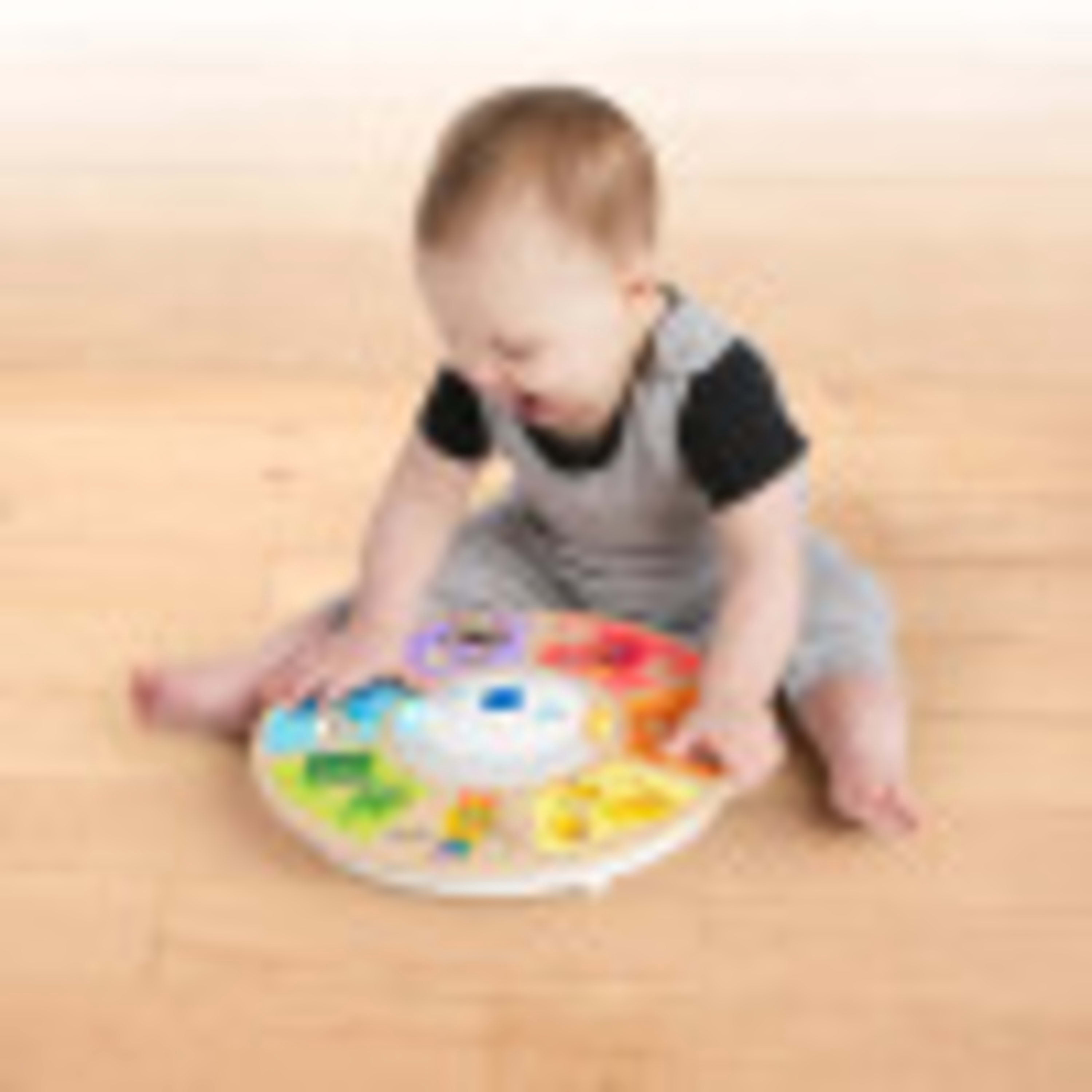 Baby Einstein Cal's Smart Sounds Symphony Magic Touch Wooden Electronic Activity Toy, Ages 6 months +