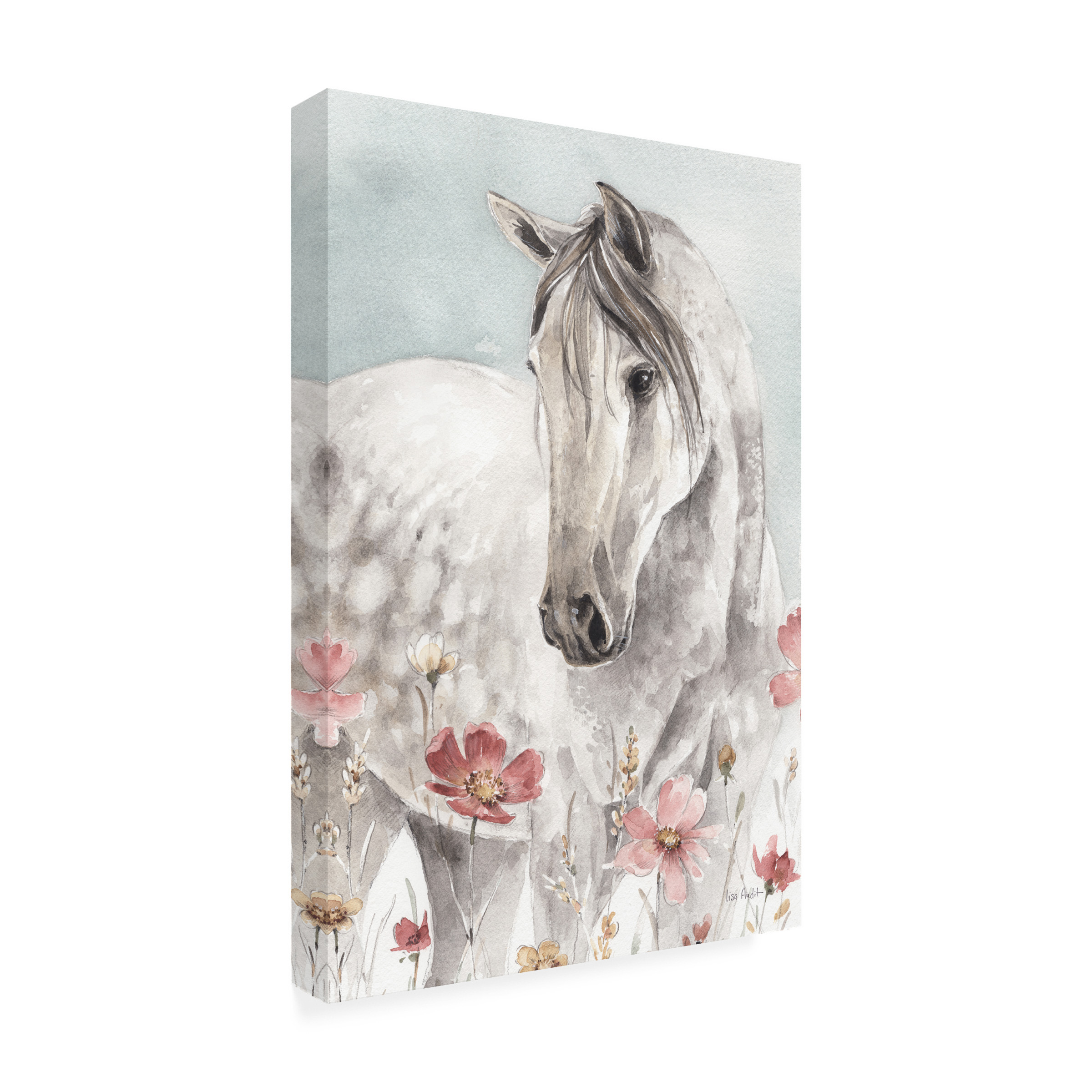 Trademark Fine Art 'Wild Horses I Crop' Canvas Art by Lisa Audit