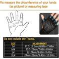 thumbnail image 3 of Demi-Doigt Gants de Vélo avec Protège-Poignet Gants de Musculation Gants de Cyclisme Gants de Gym Unisexes, 3 of 7
