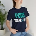 thumbnail image 5 of PCOS warrior Polycystic Ovary Syndrome awareness support Unisex T-shirt, 5 of 6