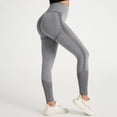 thumbnail image 2 of Women Peach Butt Yoga Leggings – High Waisted Tummy Control Seamless Stretch Workout Pants, Black Leggings Women Sculpting Athletic Bottoms For Gym Training, 2 of 4