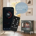 thumbnail image 5 of Modern Ember Harlowe Freestanding Electric Fireplace Stove Heater in Hunter Green | Smart Technology | WiFi App, Alexa & Google Control | 1500W | Indoor Portable Heater | Safety Shutoff, 5 of 8