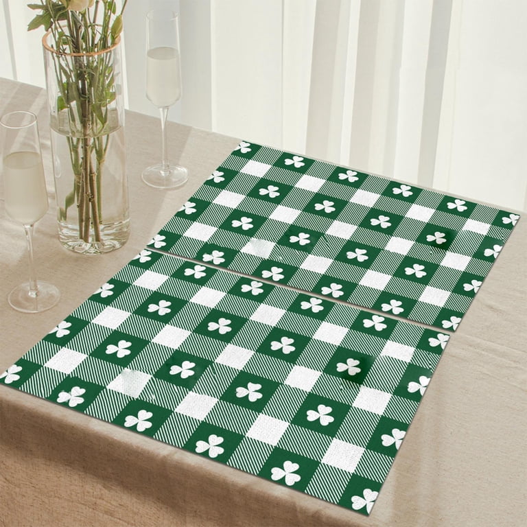Set De 2 Sets De Table Rectangulaires St. Patrick's Day - Décoration Irlande