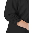 thumbnail image 5 of Blazer PaMujer TalExt3/4 Mangas Cuello De Chal Negro 3X, 5 of 5