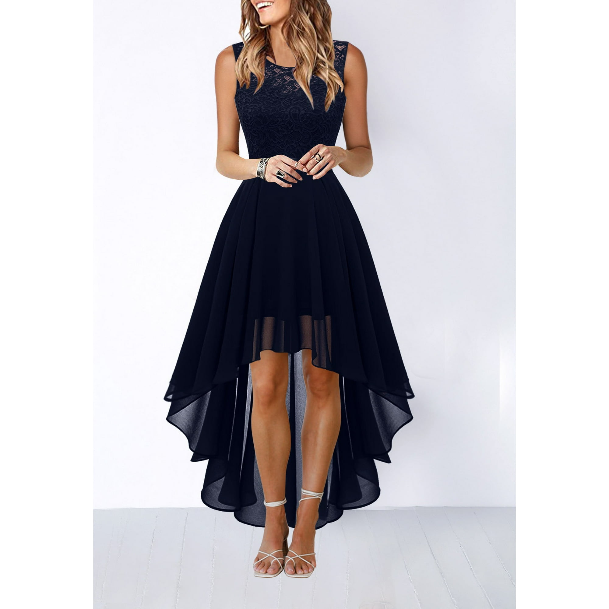 Women's mullet cocktail dress, evening dresses, elegant festive dresses -  Walmart.ca