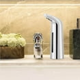 thumbnail image 3 of fastboy Automatic Soap Dispenser Touchless Refill Soaps Pump 400ml Battery Operated Waterproof Sensor Liquid Dispensers Bathroom Hotel Silver, 3 of 5