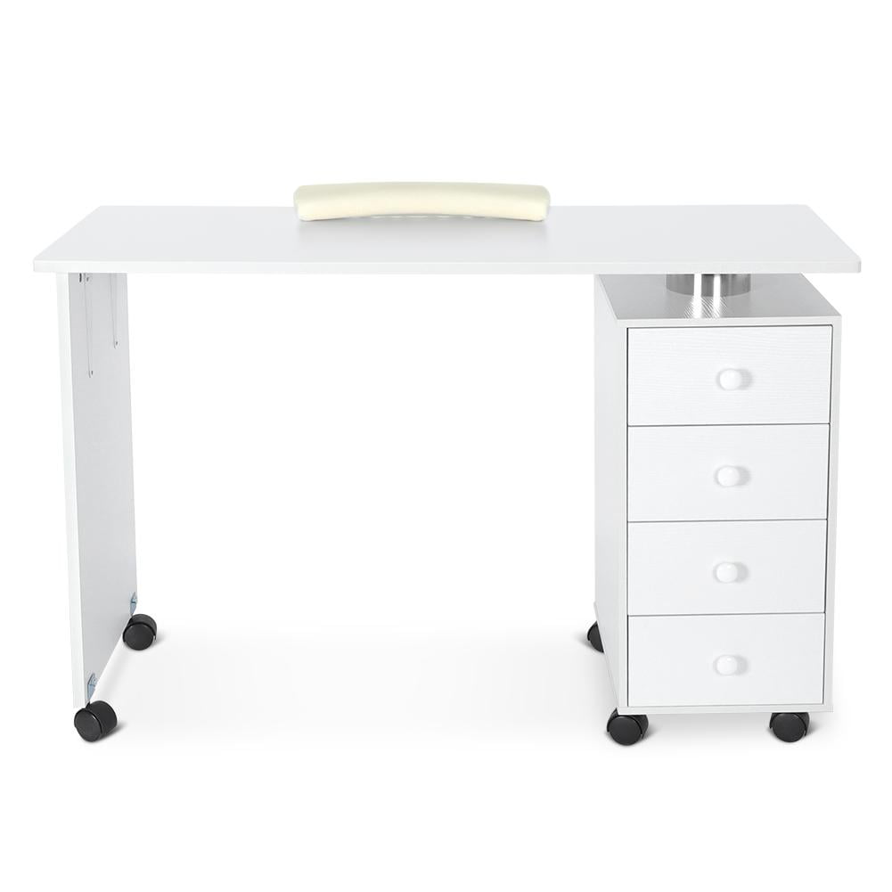 OTVIAP Manicure Nail Table,Large Manicure Nail Table Station Desk with