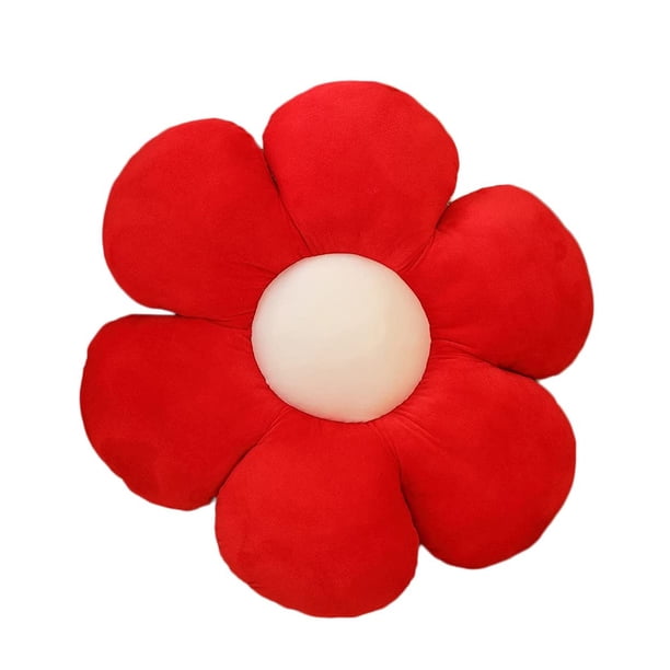 Txlixc Cojín de Piso con Flores, Lindo Cojín de Asiento en Forma de Flor Cojín de Felpa para decoración de Interiores y Exteriores Txlixc Moda