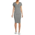 thumbnail image 3 of Oh! Mamma Maternity Women's Wrap Nursing Dress (Women's and Women's Plus), 3 of 6