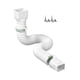 thumbnail image 2 of Extensor de Tubo de Drenaje Likrtyny Desviador de Bajante Canalón Flexible 21-60 Pulgadas Blanco, 2 of 9