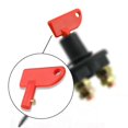 thumbnail image 4 of 2x Red Car Battery Cut Off Kill Isolator Switch Spare Keys Marine Auto Boat Truck Power Control Switch Car Power Switch Key, 4 of 5