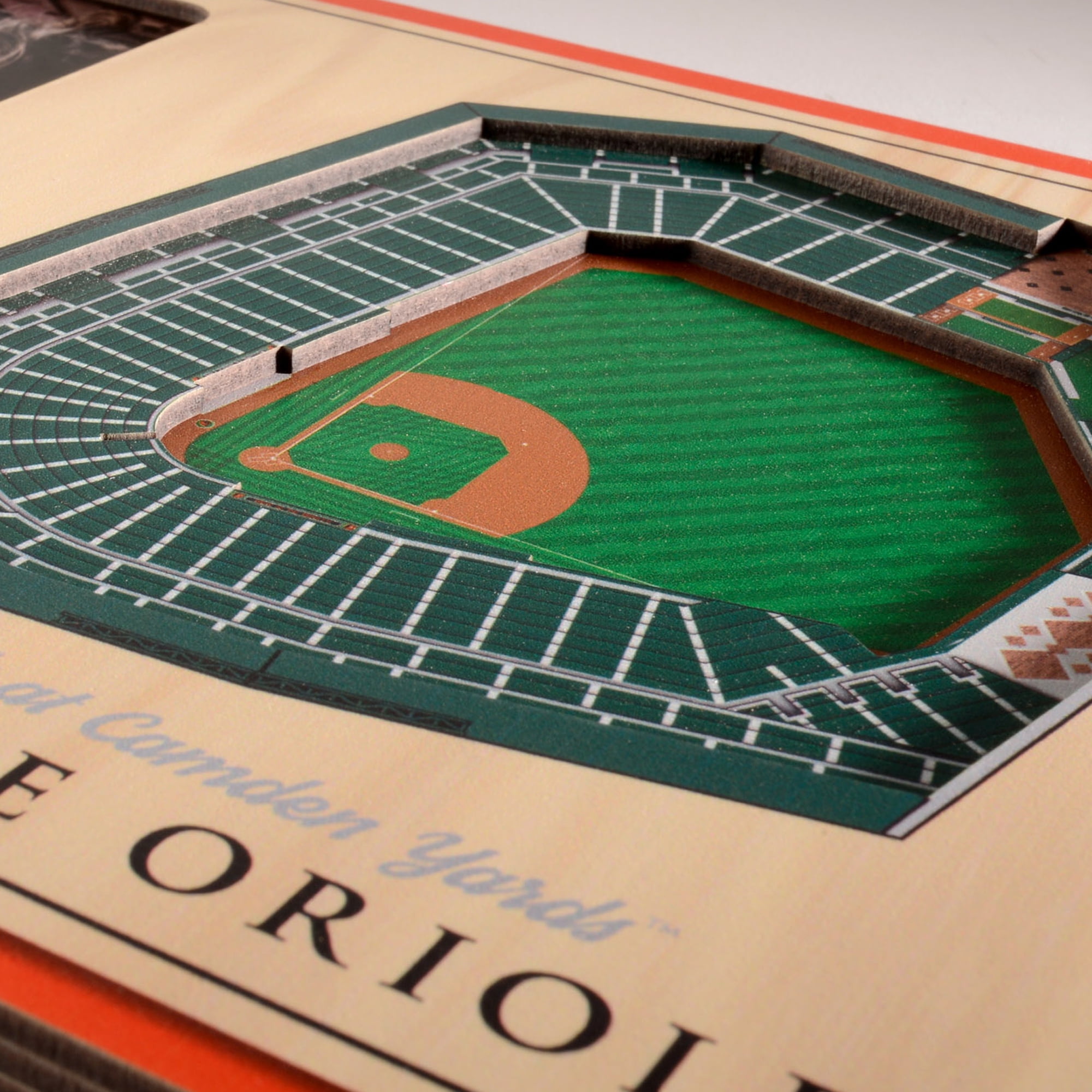 Fanpoint Baltimore Orioles 3D StadiumView Picture Frame