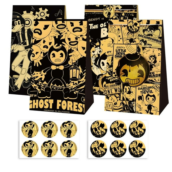 Bendy Candy Bags 12PCS Party Favor Gift Bags Birthday Party Decorations