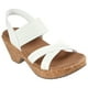 thumbnail image 3 of Sandalia con cuña Skechers Brystol-Night Skies para mujer, color blanco, 3 of 3