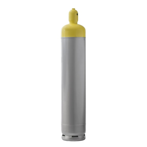 Flame King 123lb Refrigerant Recovery Cylinder for Automotive a/c Systems, Refillable Propane Tank, Powder-Coated Steel
