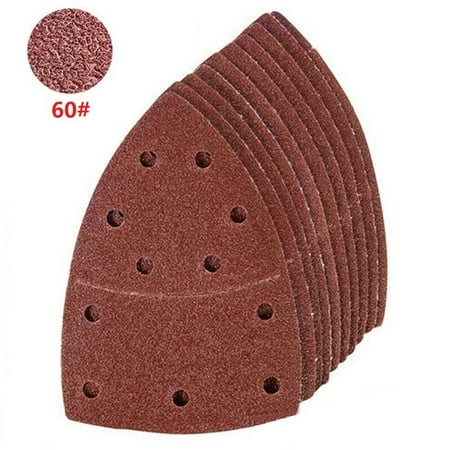 

10pcs Sanding Sheets 11 Holes For Bosch PSM 160A Detail Palm Sander Grit 40-2000