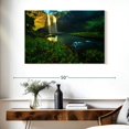 thumbnail image 3 of Elephant Stock Wailua Falls Wall Art - Horizontal Canvas Wall Art - Living Room Wall Decor - Nature Canvas - Green And Beige Decor - 39" x 26", 3 of 8
