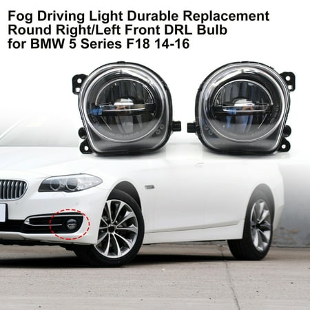 

Taosunzt Fog Driving Light Durable Replacement Round Right/Left Front DRL Bulb 63177311294 63177311293 for BMW 5 Series F18 14-16 Right