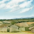 thumbnail image 2 of Popp, Grace 20x20 White Modern Wood Framed Museum Art Print Titled - Tuscan Farmland I, 2 of 4