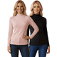 thumbnail image 1 of Set 2 Blusas Mujer Manga Larga Interior Unitalla Térmico Invierno Dama, 1 of 5