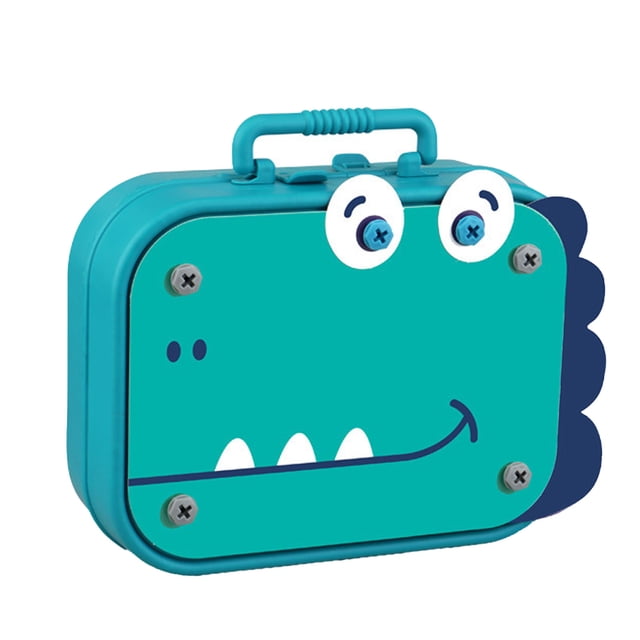 Juego de Rompecabezas de Taladro de Dinosaurio ANGGREK Caja de Herramientas Educativo