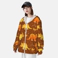 thumbnail image 3 of Fotbe Dinosaurs and Leaves Chaqueta con Protección Solar UPF 50+ para Hombre y Mujer, Camisa con Capucha y Bolsillos-XX-Large, 3 of 7