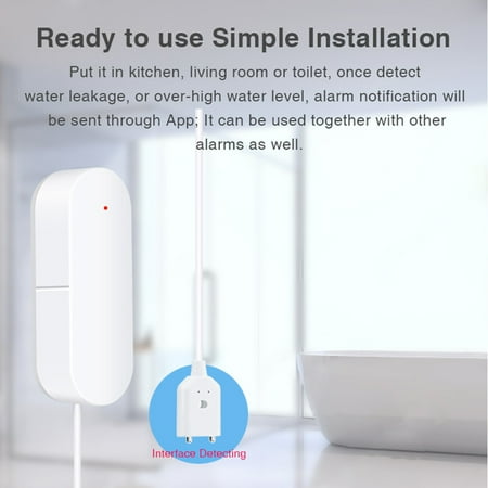 WIFI Water Leakage Detector Water Leak Sensor Wireless Water Level