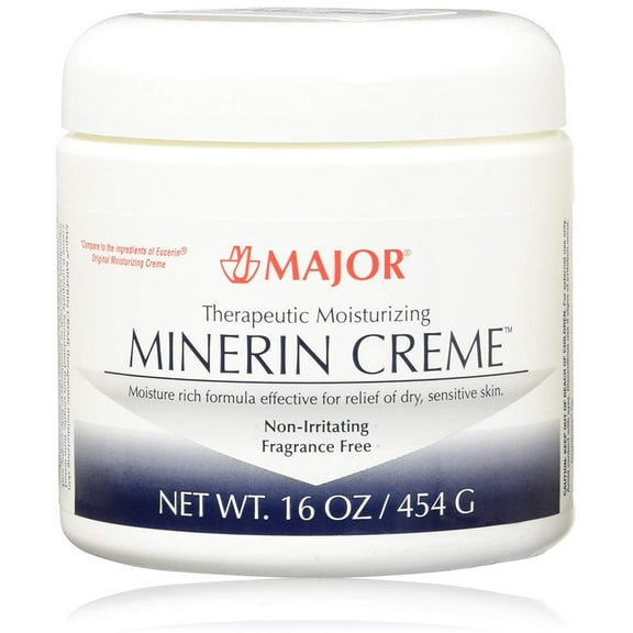 5 Pack Major Minerin Creme Non Irritating Fragrance Free 16oz Each