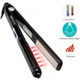 thumbnail image 4 of Ultrasonic Infrared Upgrade Professional  Hair Straightener Care Cold Flat Iron for Hair Treatment Therapy Repair Damaged Hair LCD Display 360° Swivel Cord, Black, 4 of 8