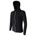 thumbnail image 1 of Sudadera con capucha y cremallera de entrenamiento para elástica para hombre para proteger deportivo de secado con bolsillo seguro con cremalle XXXL Hugo Traje de respiración para hombre, 1 of 10