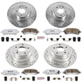 thumbnail image 3 of PowerStop Front and Rear Z26 Street Warrior Carbon-Fiber Ceramic Brake Pad and Drilled and Slotted Rotor Kit Fits: SUBARU Select Models K2371-26, 3 of 9