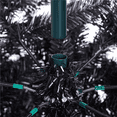 thumbnail image 4 of Alden Design 6FT Hinged Fir Artificial Christmas Tree with Foldable Stand, Black, 4 of 10