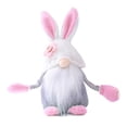 thumbnail image 1 of Conejito De Pascua, Muñeco Enano, Muñeco De Hadas, Decoración De Pascua, Muñeco Sin Rostro, Peluche De Pascua, Conejito Enano, Decoración De Fiesta Familiar sonducket FN007485-02, 1 of 6