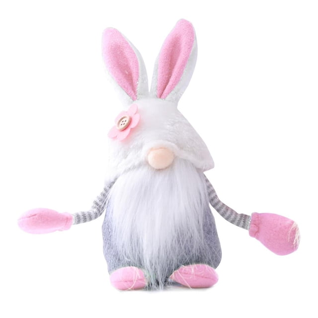 Conejito De Pascua, Muñeco Enano, Muñeco De Hadas, Decoración De Pascua, Muñeco Sin Rostro, Peluche De Pascua, Conejito Enano, Decoración De Fiesta Familiar sonducket FN007485-02