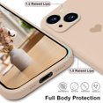 thumbnail image 4 of HSHDLDF iPhone 14 Case Phone Case iPhone 14 Slim Thin Fit Soft Silicone Gel Shockproof Protective Hard Bumper Drop Protection Girls Women Boys Men Cute iPhone 14 6.1" 2022 Cover De, 4 of 7